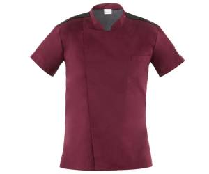 Giacca cuoco Thiago da uomo manica corta taglia M bordeaux - 28412