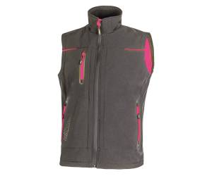 Gilet donna Universe Lady taglia M grigio fucsia - 28450