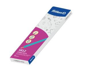 Gomma matita SR 12 caucciu legno laccato - 28839