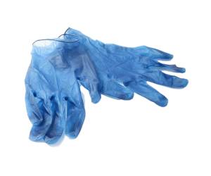 Guanti detectabili senza polvere taglia M nitrile blu - 28198