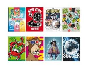 Maxiquaderno Kid Boy 2023 A4,1 rigo con margine 21 fogli 80 gr - 28886