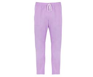 Pantalone Pitagora unisex taglia L lilla chiaro - 28428