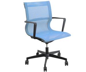 Poltrona direzionale Tekno TKN con braccioli inclusi blu - 28287