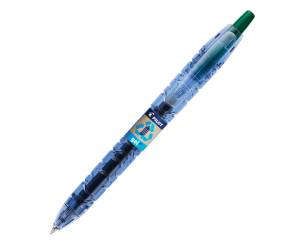 Roller gel a scatto B2P Begreen punta 0,7 mm verde - 28826