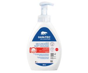 Sapone in mousse Securgerm con antibatterico dispenser 600 ml - 28258