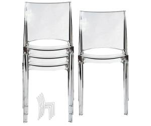 Sedia B side 48 x 50 x 81,5 cm policarbonato trasparente - 28231
