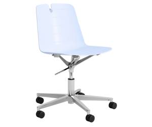 Seduta Home Office Mindy MNGP senza braccioli celeste - 28241