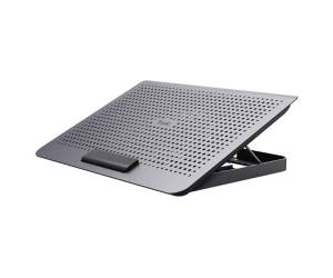 Supporto raffreddante per laptop Exto grigio - 28745