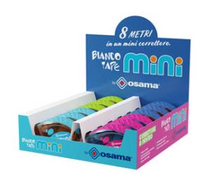 Correttore a nastro Tape Mini - 5 mm x 8 mt - conf. 12 pezzi - Osama - OW 10163 - 8007404250156 - DMwebShop