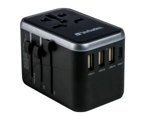 Adattatore da viaggio UTA 04 PD61W QC 3xUSB 2xType C - 29033