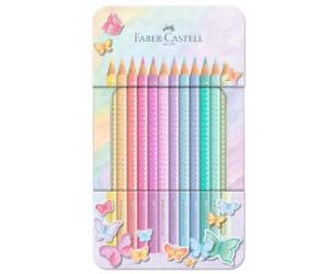 Astuccio matite colorate Sparkle Pastel colori assortiti Faber Castell - 29051