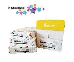 Carta bianca in mini pallet A4,80 gr bianco risma 500 fogli Starline - 29003
