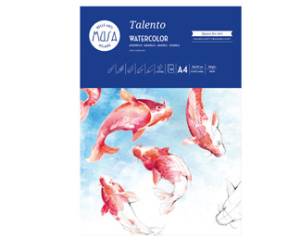 Carta per acquarello Talento A5,300 gr m2 confezione 10 fogli - 29110