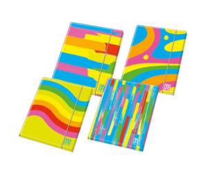 Cartellina Fantafluo One Color 3 lembi con elastico diametro 1,2 cm 26 x 35 cm Blasetti 8127 - 29111