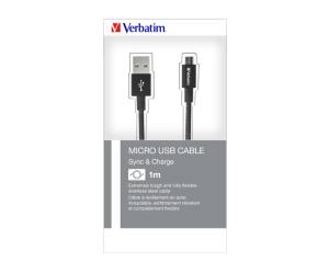 Cavo micro b usb cable sync charge 100 cm nero - 29004