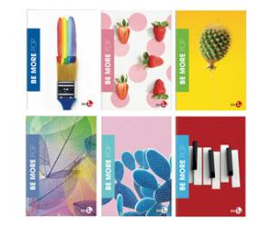 Maxiquaderno Be More Pop A4,36,2 fogli 100 gr 1 rigo - 29120