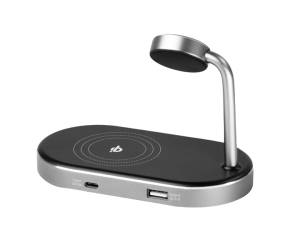 Supporto di ricarica 3 in 1 WCS 02 ricarica via cavo e wireless - 29068
