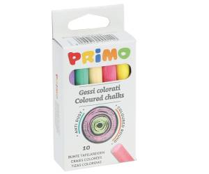 Gessetti tondi diametro 9 x 80 mm colorati Scatola 10 gessetti tondi Primo 014GC10R - 13441