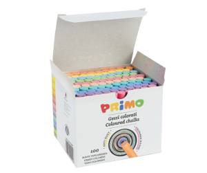 Gessetti tondi diametro 9x80 mm colorati Scatola 100 gessetti tondi - 13489