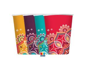 Bicchiere Mandala 200 ml carta - 29160