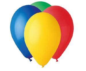 Palloncino diametro 26 cm lattice colori assortiti Big Party - 29150