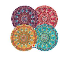 Piatto Mandala diametro 20 cm carta - 29161