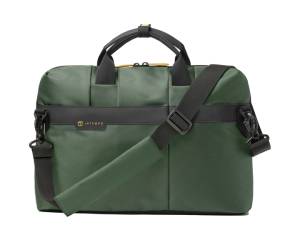 Borsa Office Bag Job slim 43 x 33 x 10 cm tessuto tecnico verde - 29300