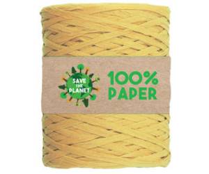 Nastro Rafia 100 mt carta giallo 02 - 29317