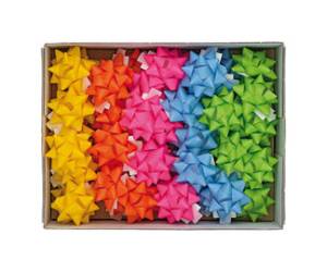 Stelle di nastro ecocolor 15 mm x diametro 6,5 cm colori assortiti primavera - 29309