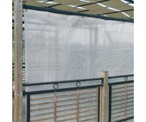 Telo occhiellato per coperture 3 x 3 mt PE rafia bianco - 29374