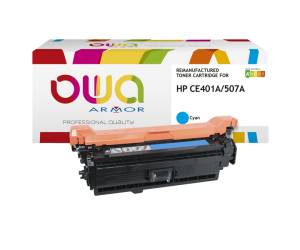 Toner compatibile - ciano - per Hp 507X - 6000 pagine - Armor - K15538OW - 3112539606510 - DMwebShop