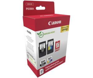 Cartuccia CANON Inkjet CRG PG 560 CL 561 con confezione Fogli 3713C008 Originale - 3511