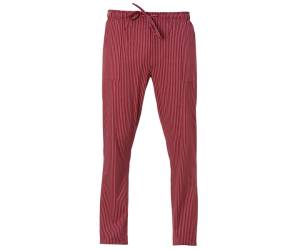 Pantalone cuoco Enrico unisex taglia M gessato bordeaux - 1440