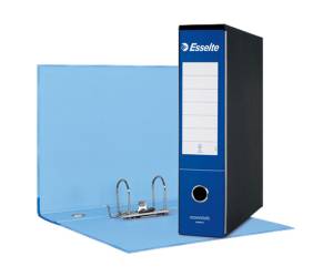 Registratore Essentials G75 - dorso 8 cm - protocollo - 23 x 33 cm - blu - conf. 6 pezzi - Esselte - 390775050 - 8004157775059 - DMwebShop