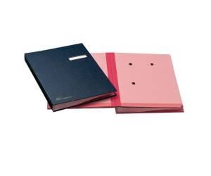 Libro firma - 18 intercalari - con porta etichette - 24 x 34 cm - blu - Fraschini - 618D-BLU - 8027032009049 - DMwebShop