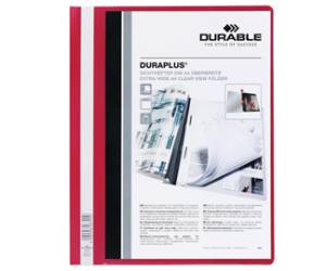 Cartellina ad aghi Duraplus A4 PP rosso - 14072