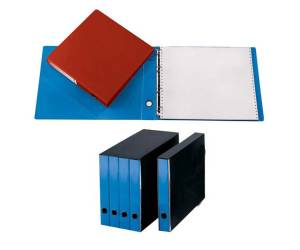 Portatabulati ad anelli senza custodia (singolo) dorso 5 cm - 31,5 x 42 cm - azzurro - conf. 2 pezzi - Cart. Garda - CG2141FEOXXAB06 - 37474A - DMwebShop