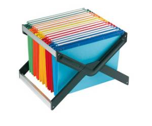 Supporto cartelle sospese Luxor - con 10 cartelle Joker interasse 33 cm - 41 x 27,5 x 32 cm - colori assortiti - Bertesi - LUXOR 1 MX 10P1 - 8058983269008 - DMwebShop