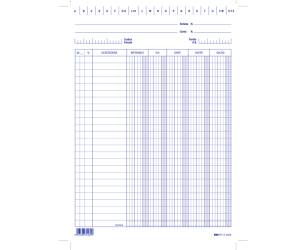 Schede dare-avere-saldo-iva - 24 x 17 cm - verticale bianco - conf. 100 pezzi - Edipro - E3426BL - 8023328342616 - DMwebShop