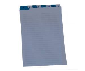 Schede - rubrica A-Z - 24 x 17 cm - verticale - bianco - Edipro - E3659 - CONF01E3659PZ10 - DMwebShop