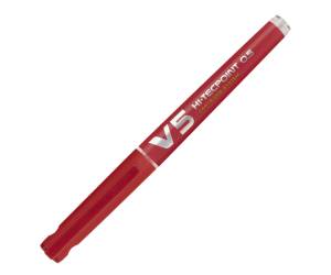 Roller Hi-Tecpoint V5 ricaricabile Begreen con cappuccio - punta 0,5 mm - rosso - Pilot - 040327 - 4902505442797 - DMwebShop