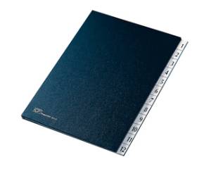 Classificatore numerico 1,12,24 x 34 cm blu - 16962