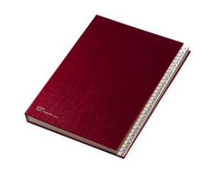 Classificatore numerico 1,31,643E 24 x 34 cm rosso - 16966