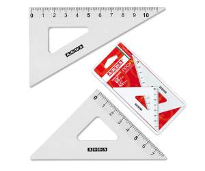 Coppia squadra Profil 45,60 gradi 12 cm alluminio - 8730