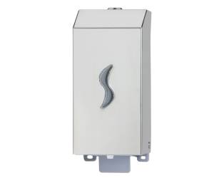 Dispenser sapone liquido Brinox 9,5x10,5x22,5 cm capacita 0,5 lt acciaio inox - 16656