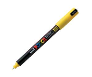 Marcatore a base d acqua Uni Posca Pen PC1M punta extra fine 0,7 mm giallo - 3096
