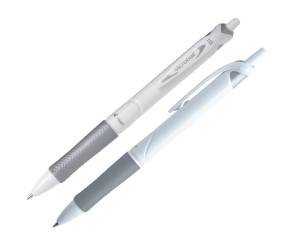 Penna a sfera a scatto Acroball Pure White Begreen punta 1 mm nero - 1238