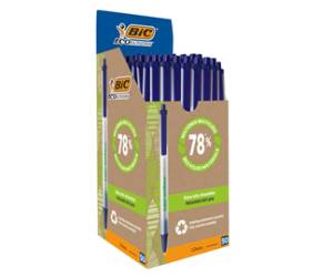 Penna a sfera a scatto ECOlutions punta 1 mm blu - 1542