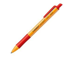 Penna a sfera a scatto Pointball Green punta 1 mm rosso - 1203