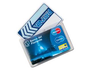 Portacard Cristalcard per 2 tessere 9,7 x 6,3 cm - 16932